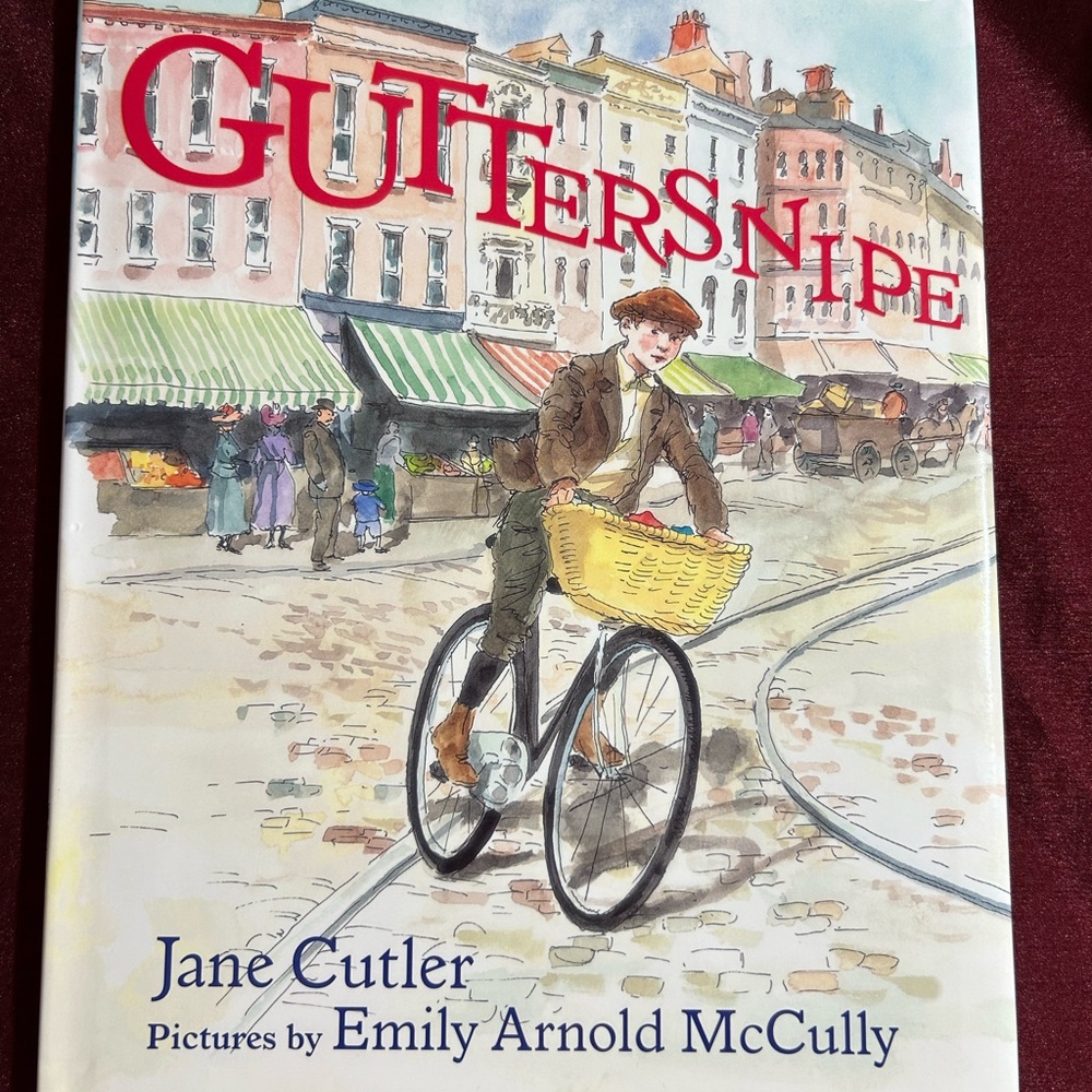 Guttersnipe Children's Book by Jane Cutler Hardback with dust jacket